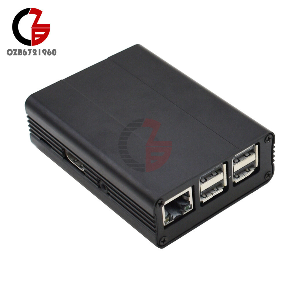 Premium Aluminum Alloy Metal Case Shell Enclosure Box For Raspberry Pi 3 Model