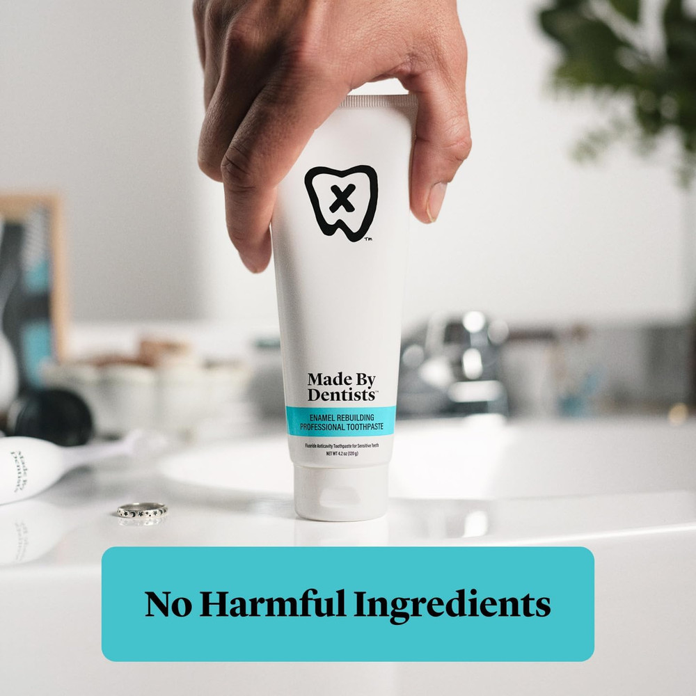 Professional Enamel Rebuilding Toothpaste - 2 Pack - Remineralizing Nano Hydroxy