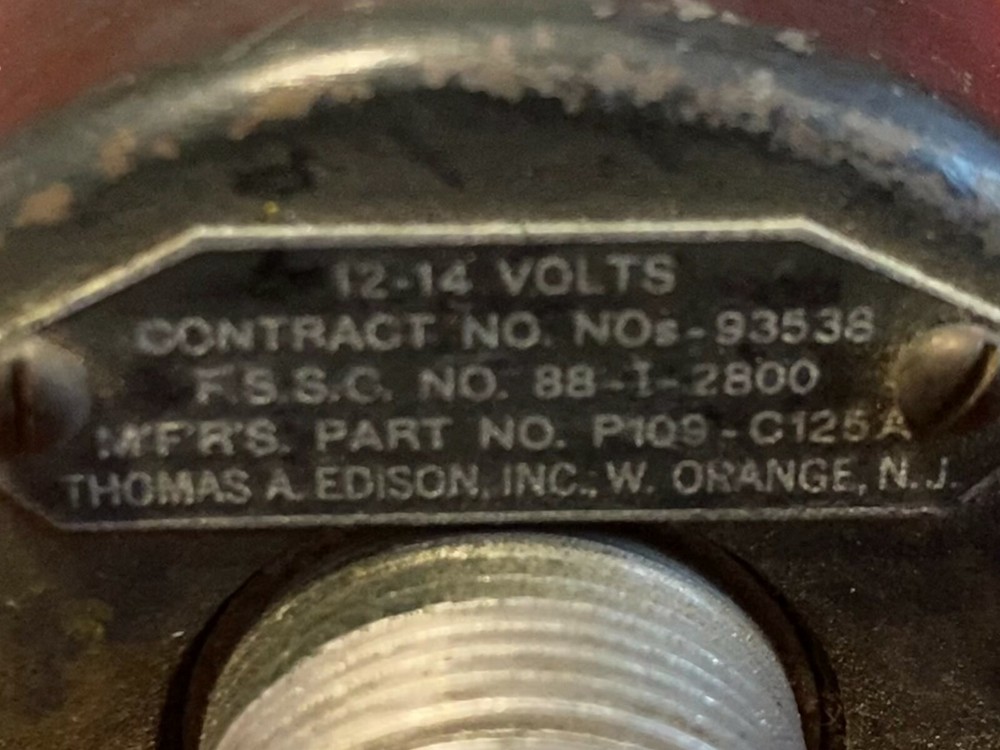 THOMAS A EDISON 2 1/4" TEMPERATURE INDICATOR P/N P109-C125A CORE