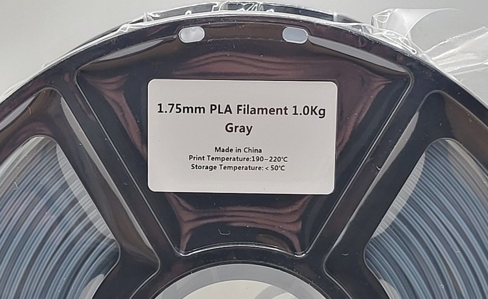 FlashForge 3D Printer Filament PLA 1.75mm GRAY 1kg Grey