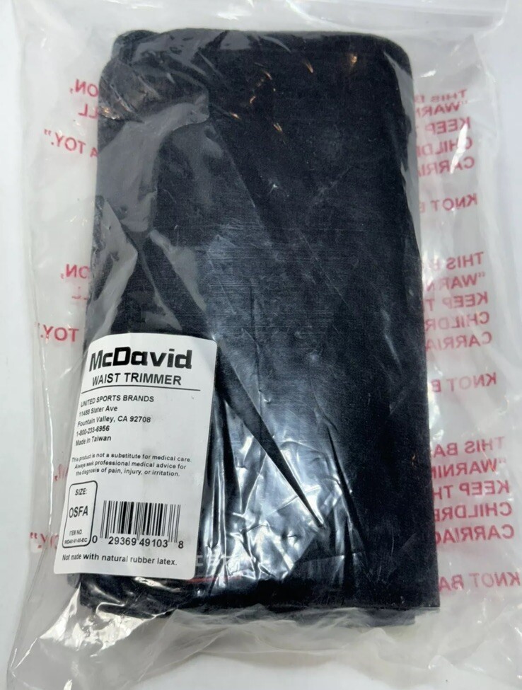 McDavid Waist Trimmer Back Neoprene Wrap OSFA New E14