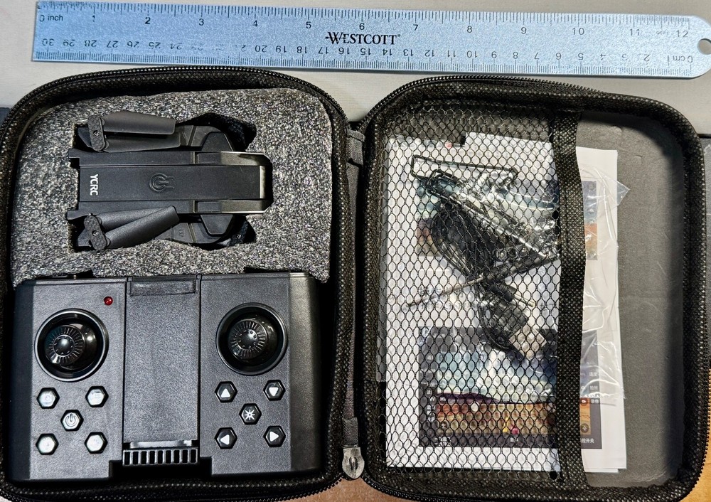 Mini ELF • Folding 4k HD Drone Set w/Case • Camera + Obstacle Avoid • Ships Free