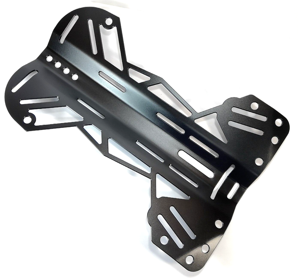 Aluminum Backplate Tech Scuba Dive Side Mount, BCD Single Tank Adapter, Doubles