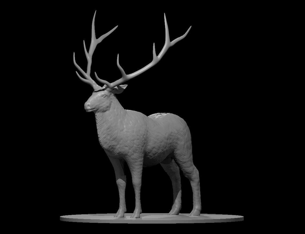Giant Elk Monster Manual 28mm Scale DND D&D Tabletop Mini