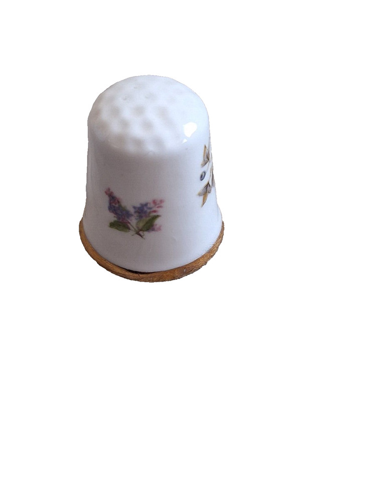 Nacton Suffolk Thimble, Bone China, 3cm, Vintage