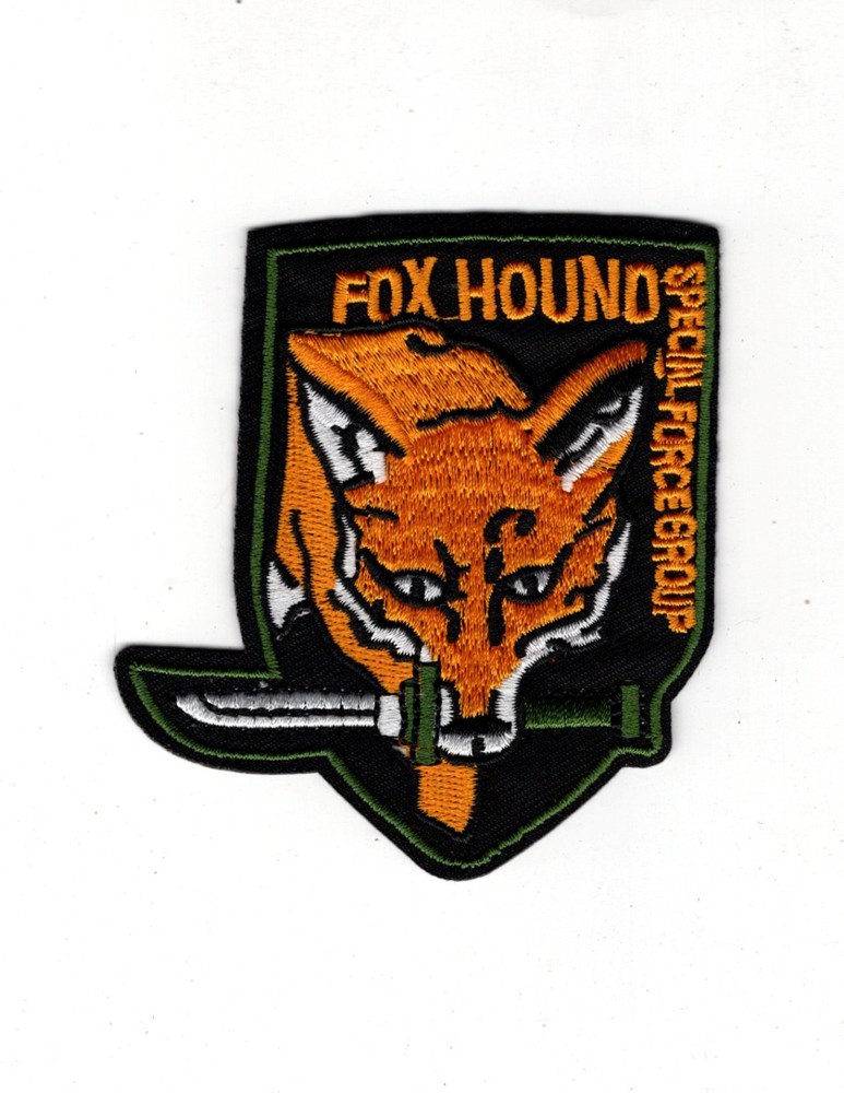 Metal Gear Fox Hound Patch 3 1/2 inches