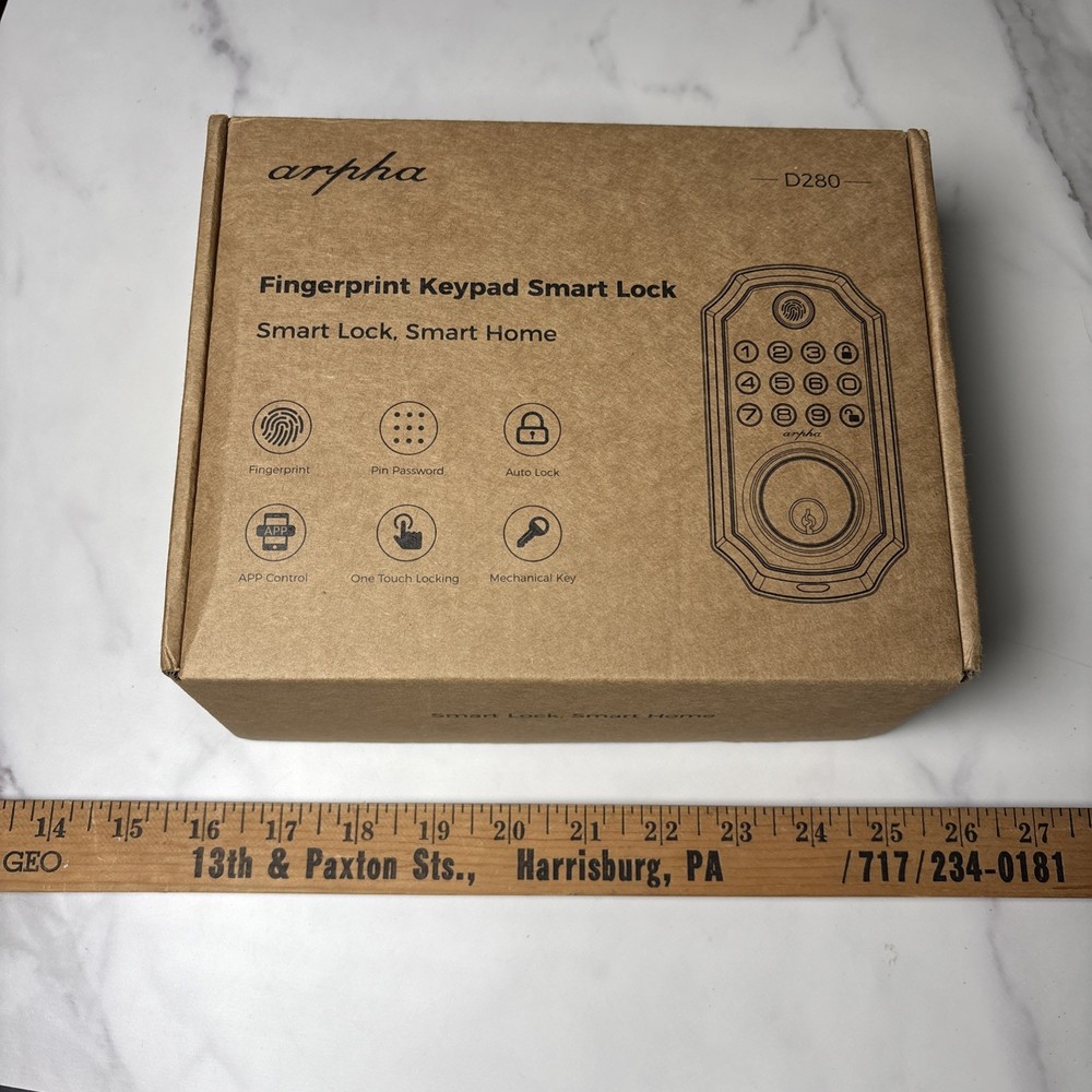 Keyless Door Lock Keypad Door Lock Handle Bluetooth App Keypad Deadbolt By ARPHA
