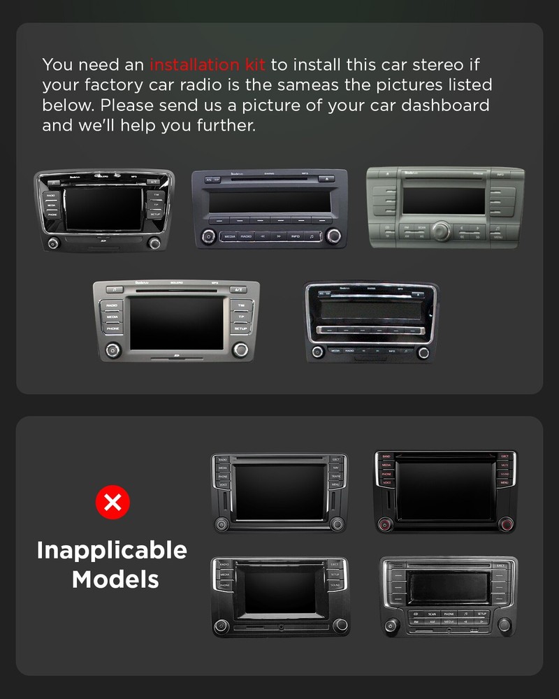 9"Carplay For VW Jetta 2011-2015 Touch Screen Radio Stereo Android15 GPS Navi