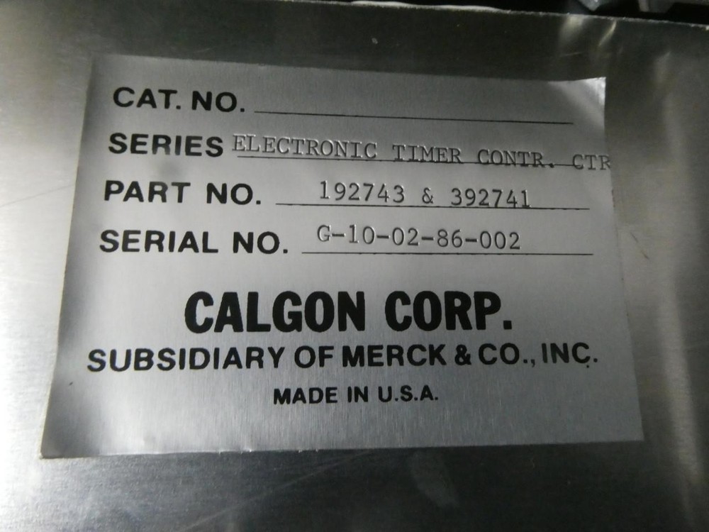 Calgon 192743 & 392741 Electronic Timer