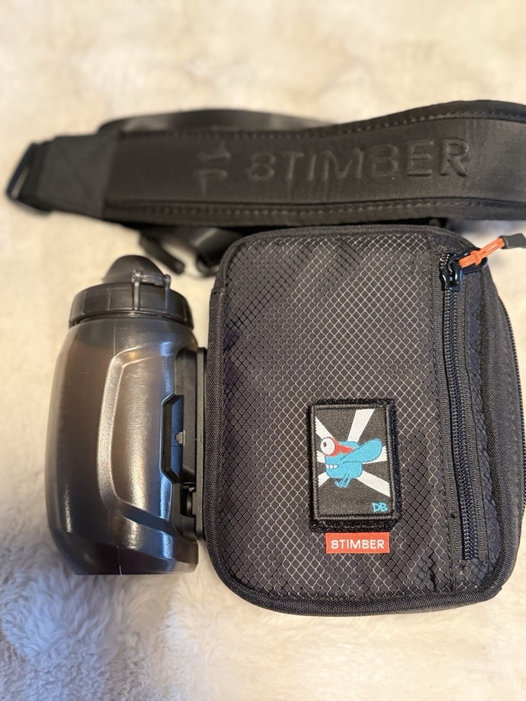 8Timer Cross Bag Shoulder Strap With Flip Lock Bottle.