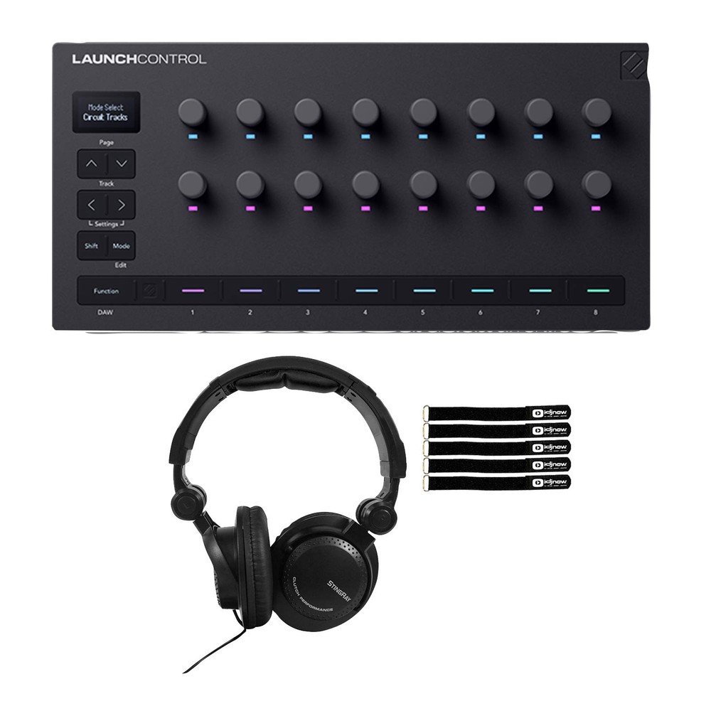 Novation Launch Control 3 Compact Control Surface with Headphones Pack