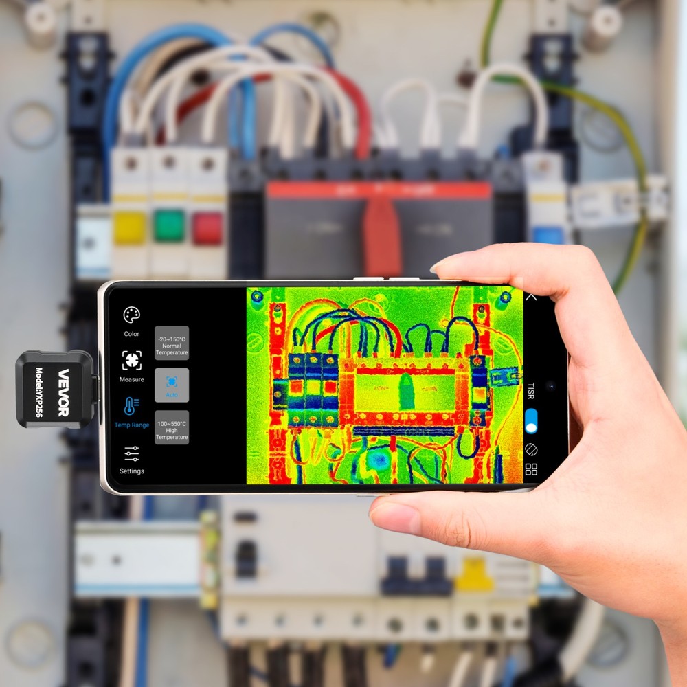 VEVOR Thermal Imaging Camera for Android 512x384 Super Resolution Thermal Imager