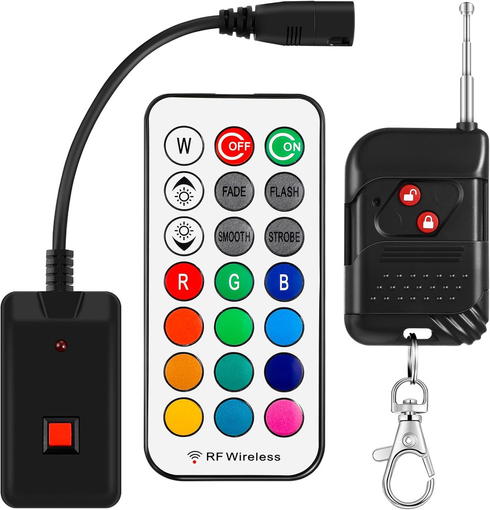 3 Pack Fog Machine Remote Control Replacement Part and Receiver Pins Ro