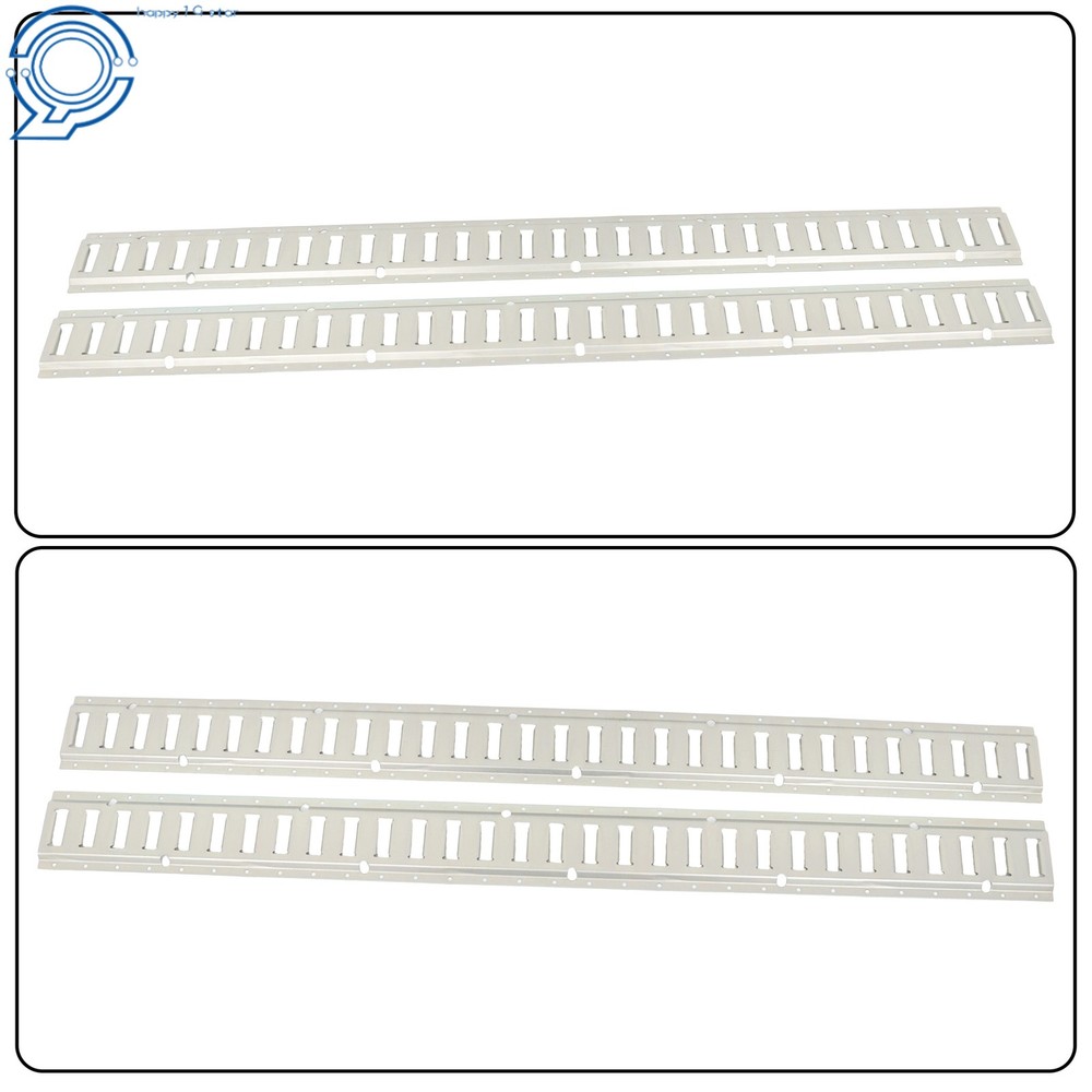 2PC 5' E-Track Tie-Down Rail For Truck Trailer Cargo Van Utility Galvanized