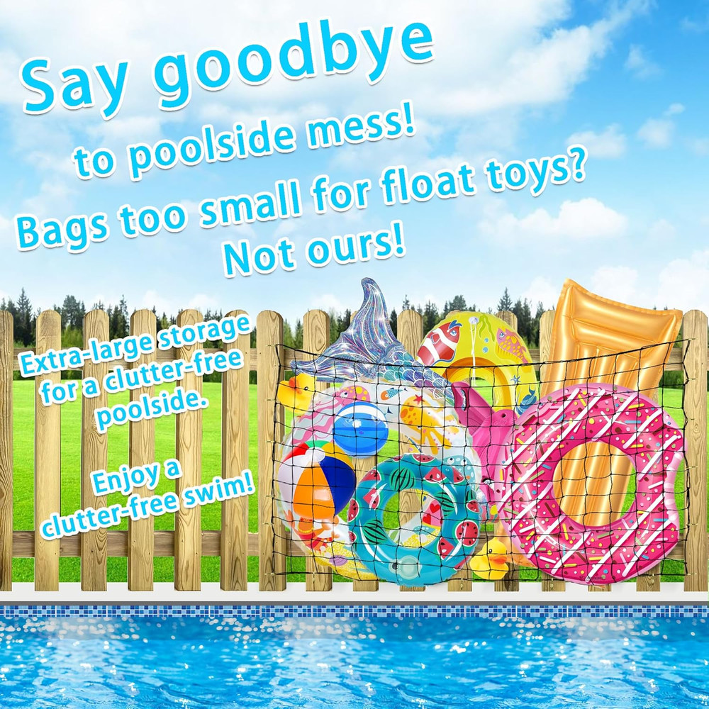 Extra Large Pool Toy Float Storage Net