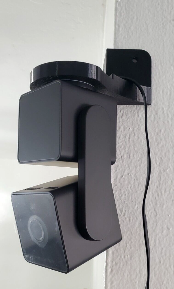 WYZE CAM PAN V3 Black Corner Mount Wall Bracket for Hanging Security Camera