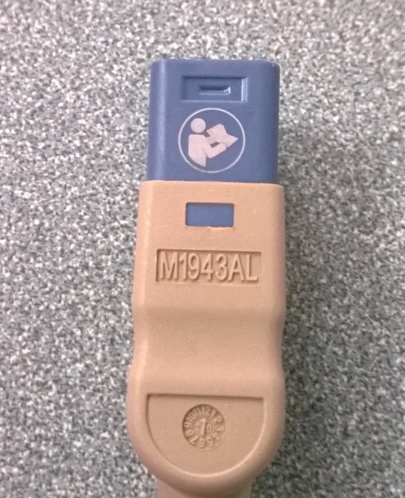 Philips M1943AL SpO2 Cable & Nellcor DS-100A finger sensor, used/tested/working