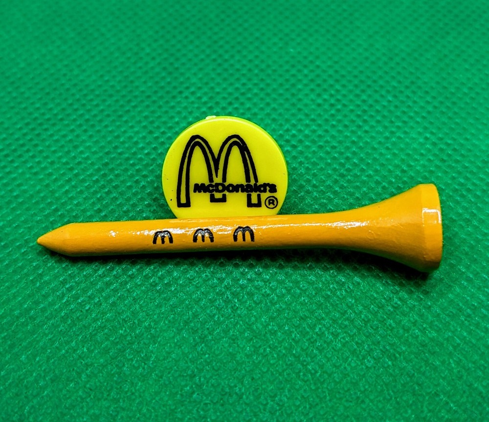 Vintage McDonalds Tee and Ball Marker Set