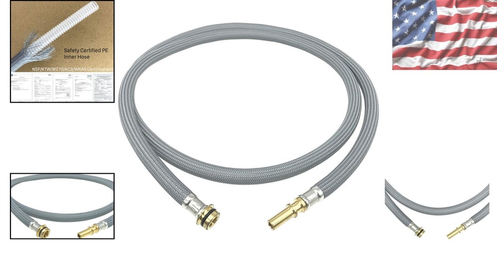 Durable 59-Inch Replacement Hose for Hansgrohe Pull Down Faucets - Lead-Free
