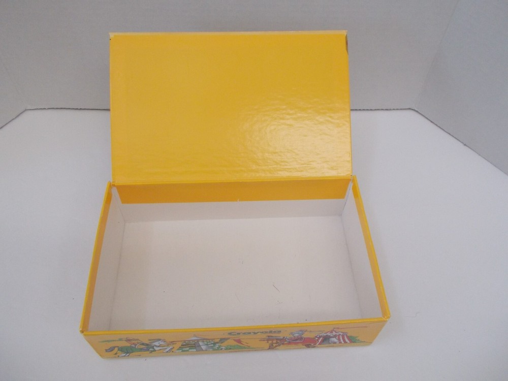 VTG CRAYOLA Wizard's Box Graphic Crayon Holder Organizer EMPTY