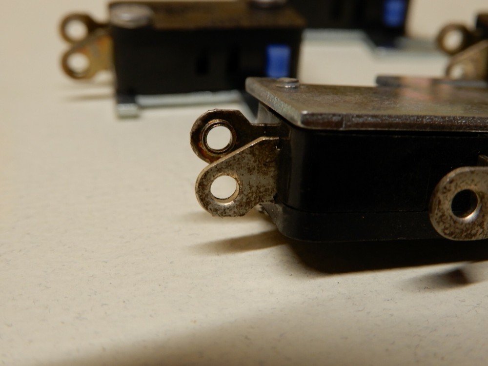 Cherry E22 Microswitch Lot of 25 NOS With Mounting Brackets