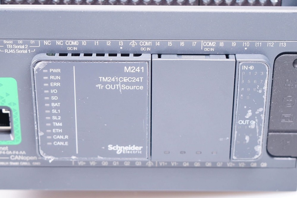 Schneider TM241CEC24T Logic Controller PLC Controller, Modicon M241, 24 I/O,