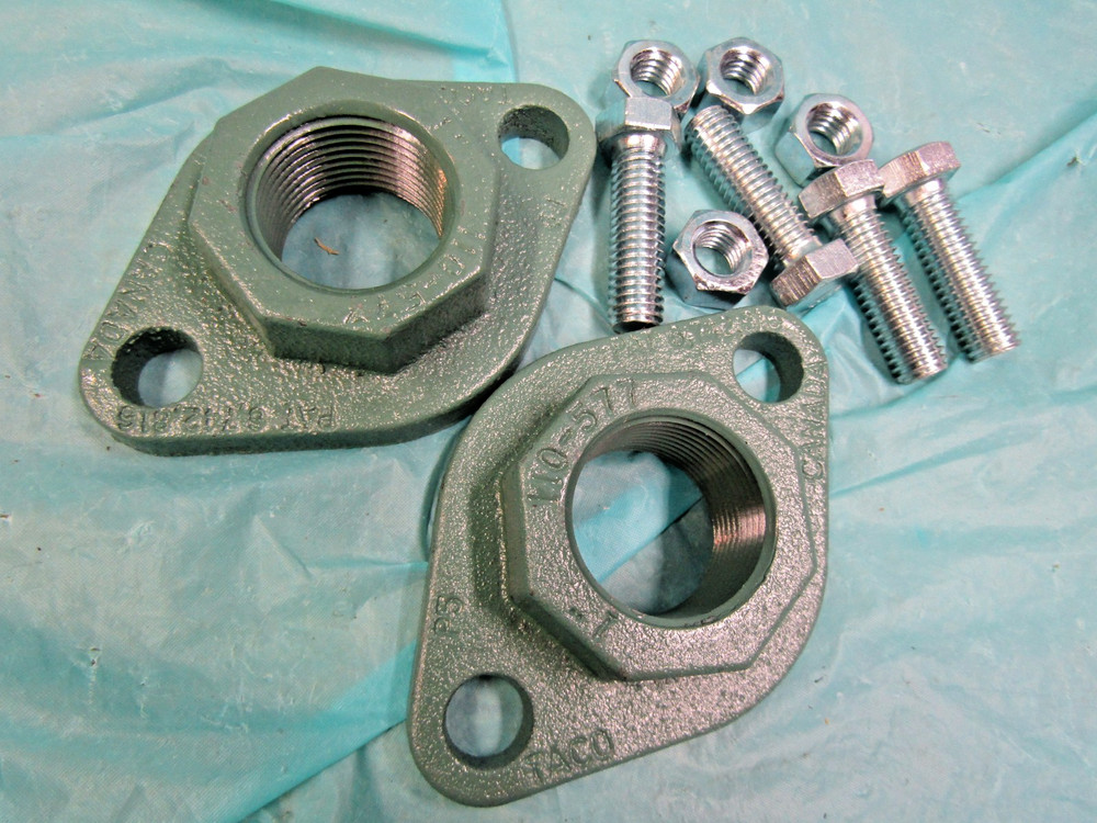 New Pair of Taco Flanges 110-252F , 1"