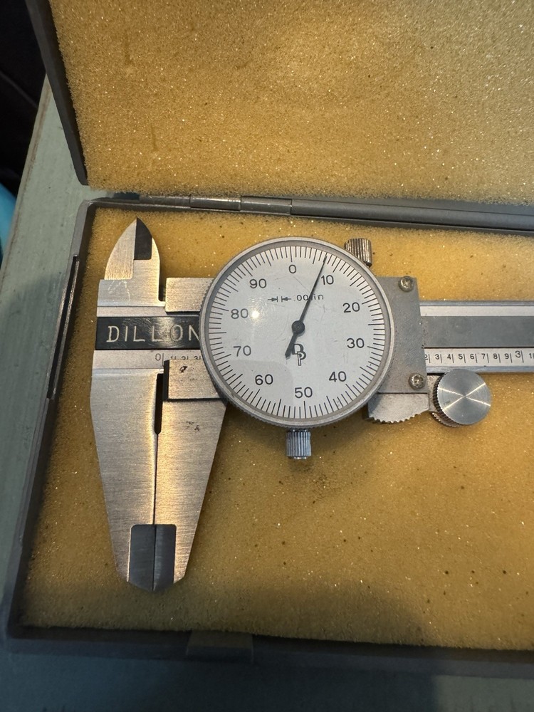 Dillion Precision Products Mechanical Dial Caliper Hardened Stainless Steel ￼￼
