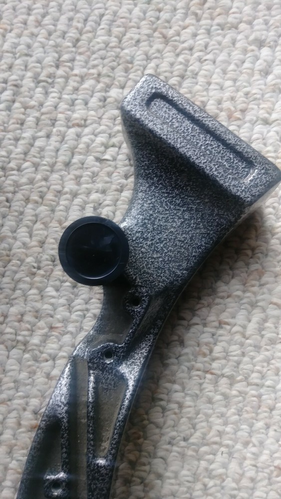 Oneida Eagle Bow OEM Black Quiver Knobs with spacers NOS one has Eagle head logo