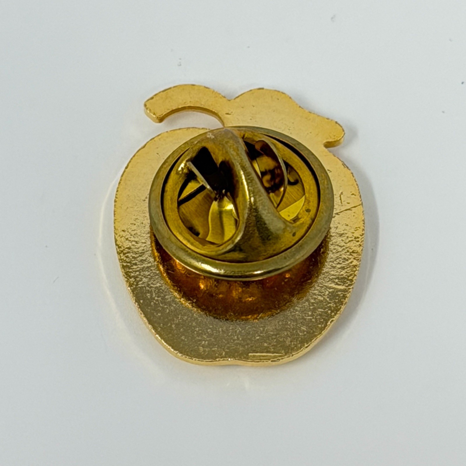 USPS Postal Service Inspector Enamel Lapel Pin Apple Gold Tone