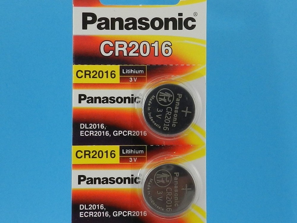 PANASONIC CR2016 LITHIUM 3V BATTERY 2Pcs