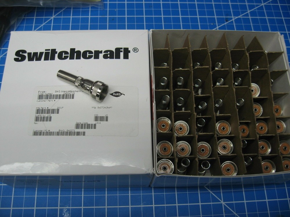 Switchcraft 2501F Microphone Connector - Mic/ VTVM Probe Connector