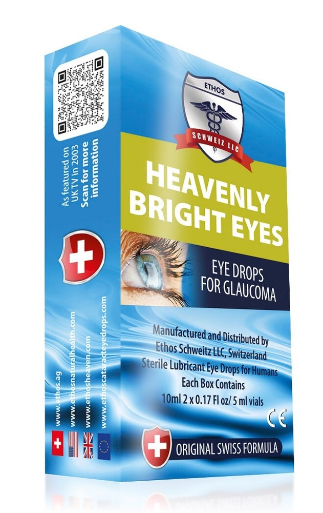 Ethos Bright Eyes Glaucoma Eye Drops to Improve Deteriorating Vision 10ml