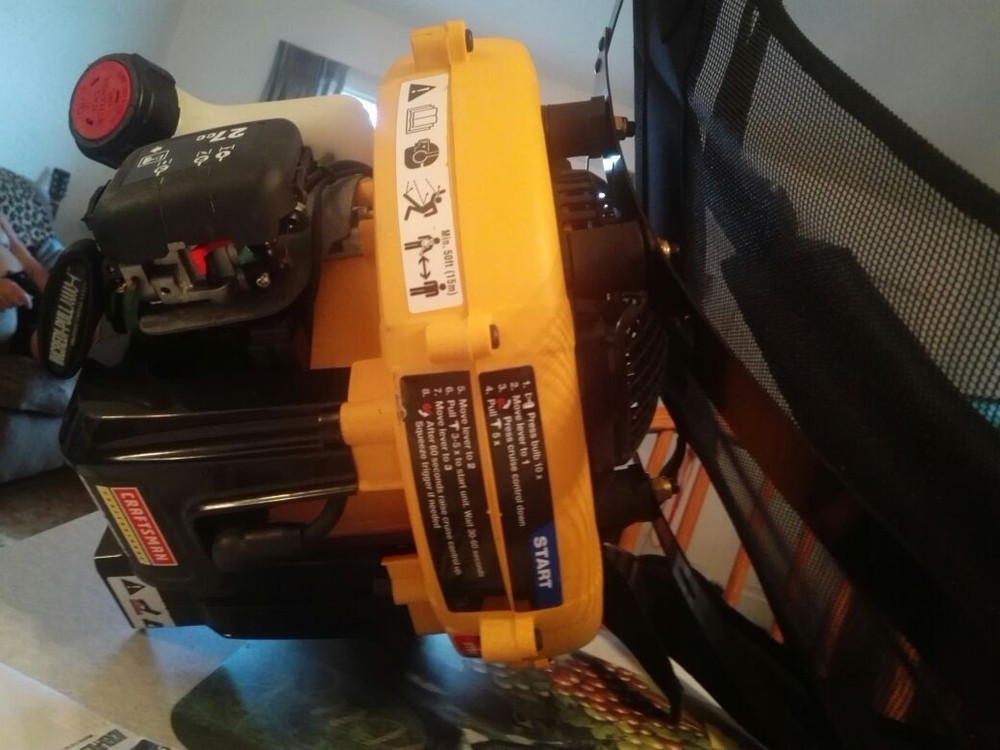 Craftsman 73dB(A) electric speed start backpack blower