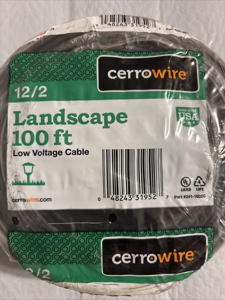 100 Ft 12/2 Landscape Wire (Cerrowire)