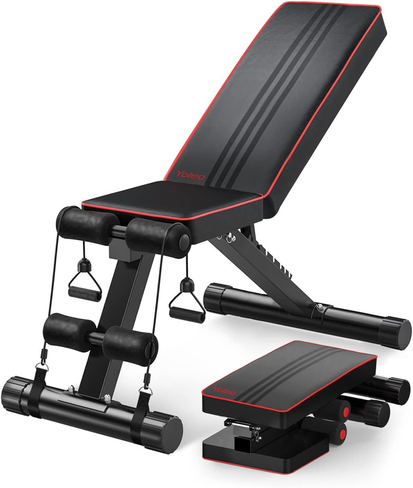 Versatile Adjustable Weight Bench for Full Body Home Workouts - Foldable FID