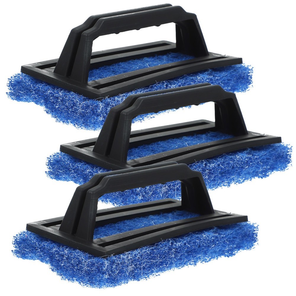 3 Pcs Cleaning Brush Ink Pad Triangular Screen Window Cleaner Remover