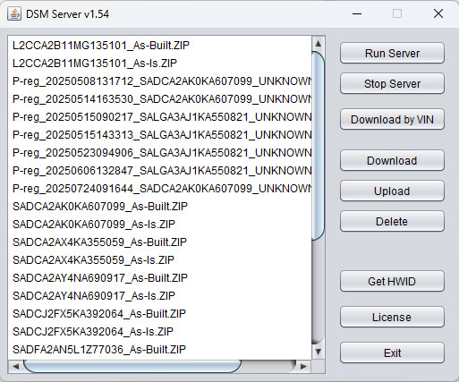 DSFM Server Manager