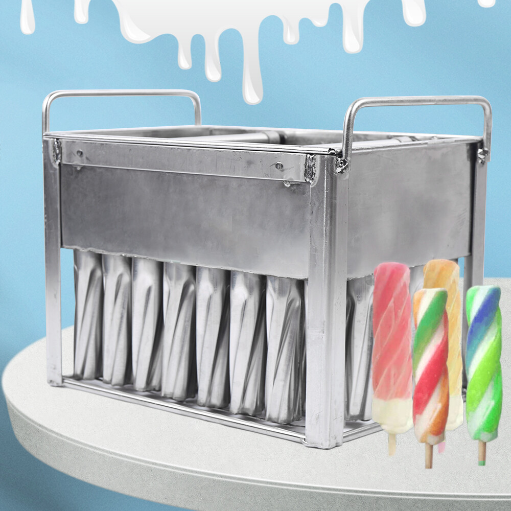 40pcs Commercial Stainless Steel Molds Ice Lolly Mold Ice Cream Stick Holder US