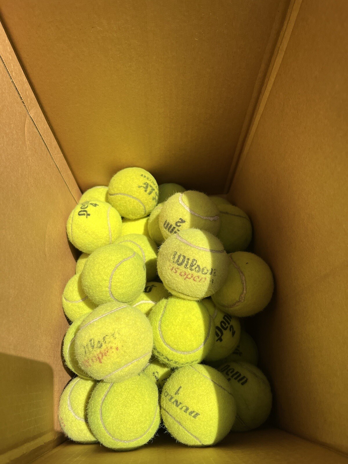 10 of Good Grade used Tennis Balls from Wilson, Dunlop, Penn, Head, etc Dog Toys