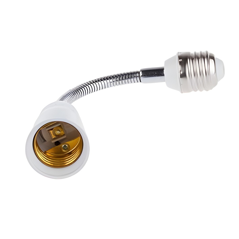 3 Pack E26 E27 Light Bulb Socket Flexible Extension Adapter Standard Medium Base