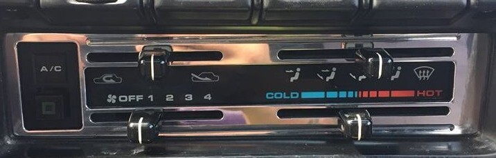 Fits Nissan Hardbody billet HVAC panel