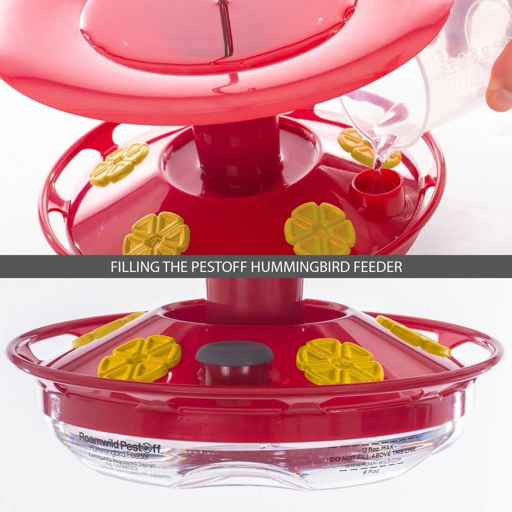 OPEN BOX Roamwild Hummingbird feeder