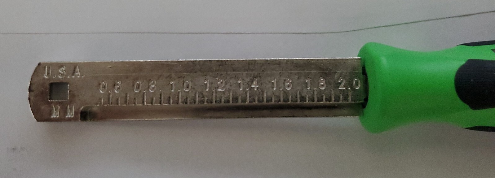 Snap on tools 1 spark plugs gapper tool pocket driver FBP2GRN Green NEW!!!!