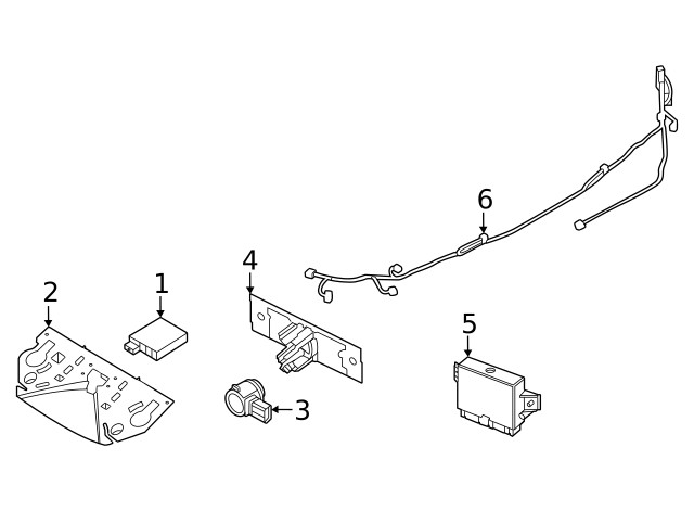 Genuine Nissan Control Module 28532-6RA0A