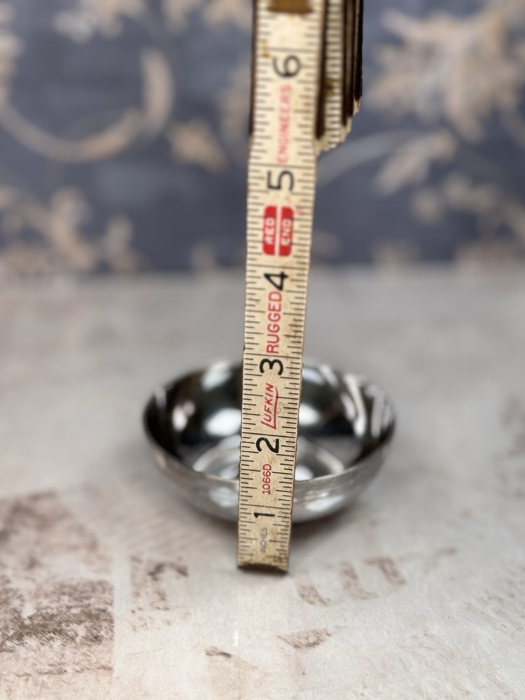 Vintage Silverplate Salt Cellar Small Bowl Dish Marked Base