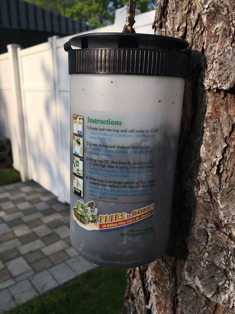Flies Be Gone FLY BARREL Fly Trap - Reusable (2 pack)