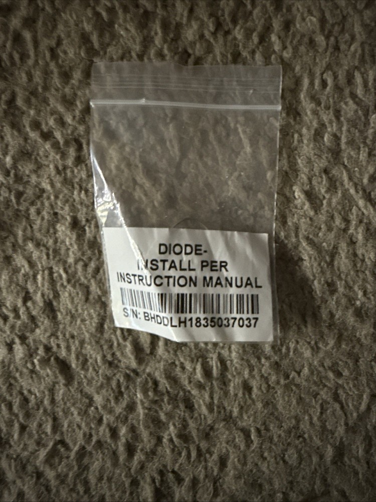 Diode - Ring Doorbell  - Wire In Ring