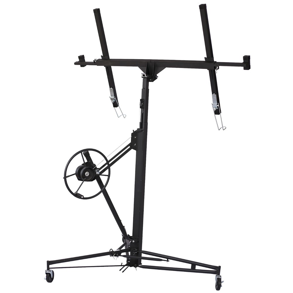 Black Drywall Lift 13' Panel Hoist Jack Lifter
