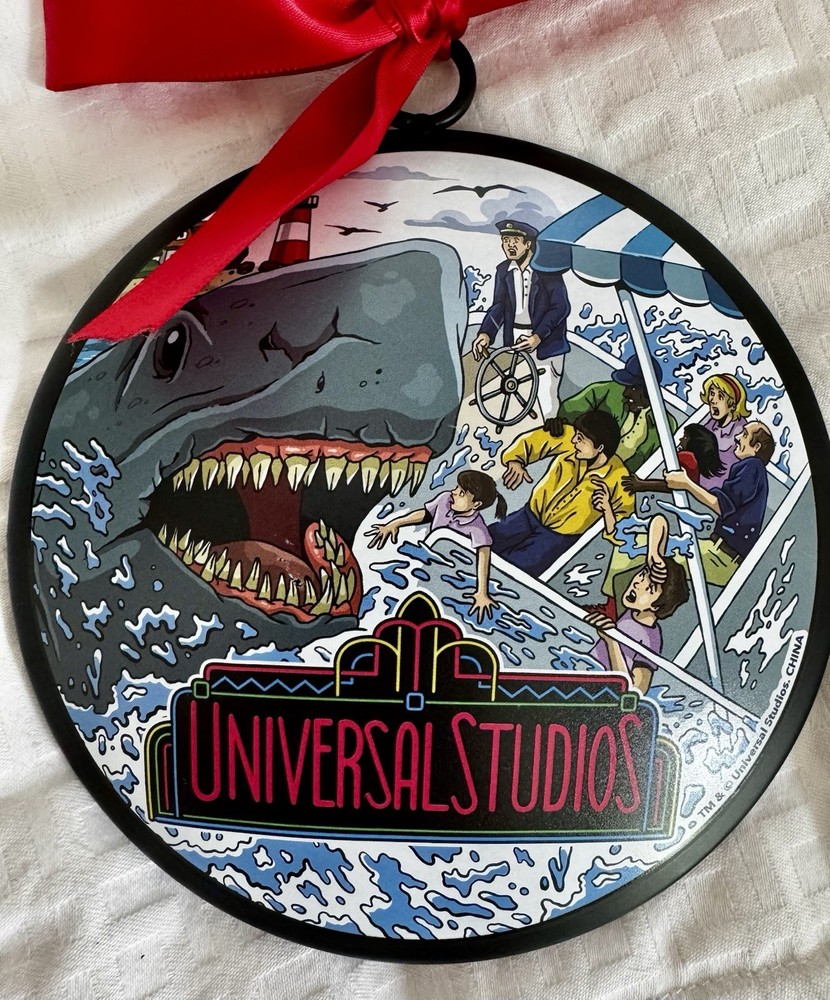 Jaws Universal Studios Florida 30th Anniversary Ornament Retro